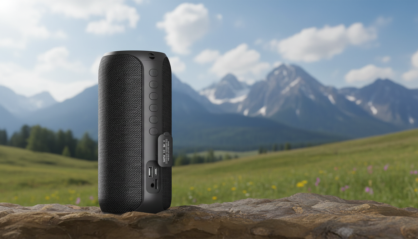 20W Portable Bluetooth Karaoke Speaker + 2 Wireless Mics